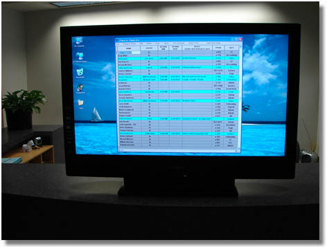 In/Out Board Display